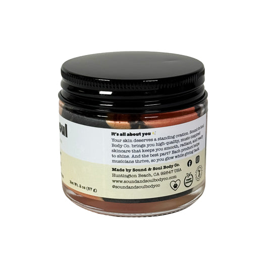 Rock N' Glow 2 oz Whipped Body Butter | Dry Skin Moisturizer | Cedarwood, Peppermint & Lemon