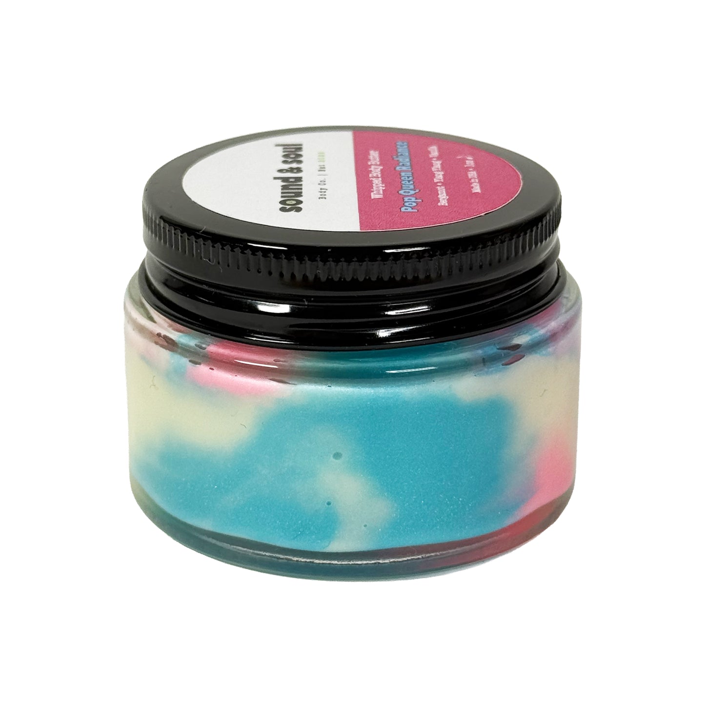 Pop Queen Radiance 1 oz Whipped Body Butter | Dry Skin Moisturizer | Bergamot, Ylang Ylang & Vanilla
