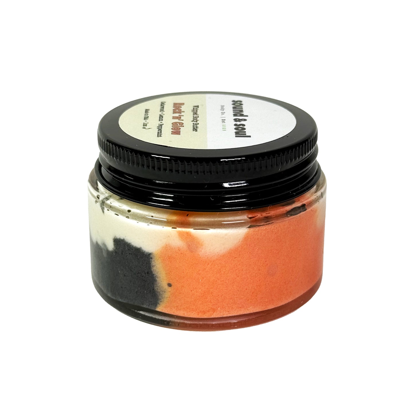 Rock N' Glow 1 oz Whipped Body Butter | Dry Skin Moisturizer | Cedarwood, Peppermint & Lemon