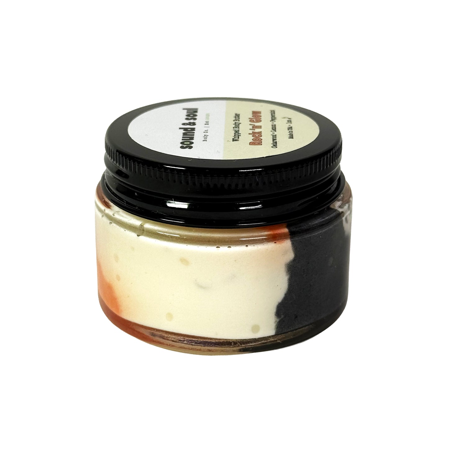 Rock N' Glow 1 oz Whipped Body Butter | Dry Skin Moisturizer | Cedarwood, Peppermint & Lemon