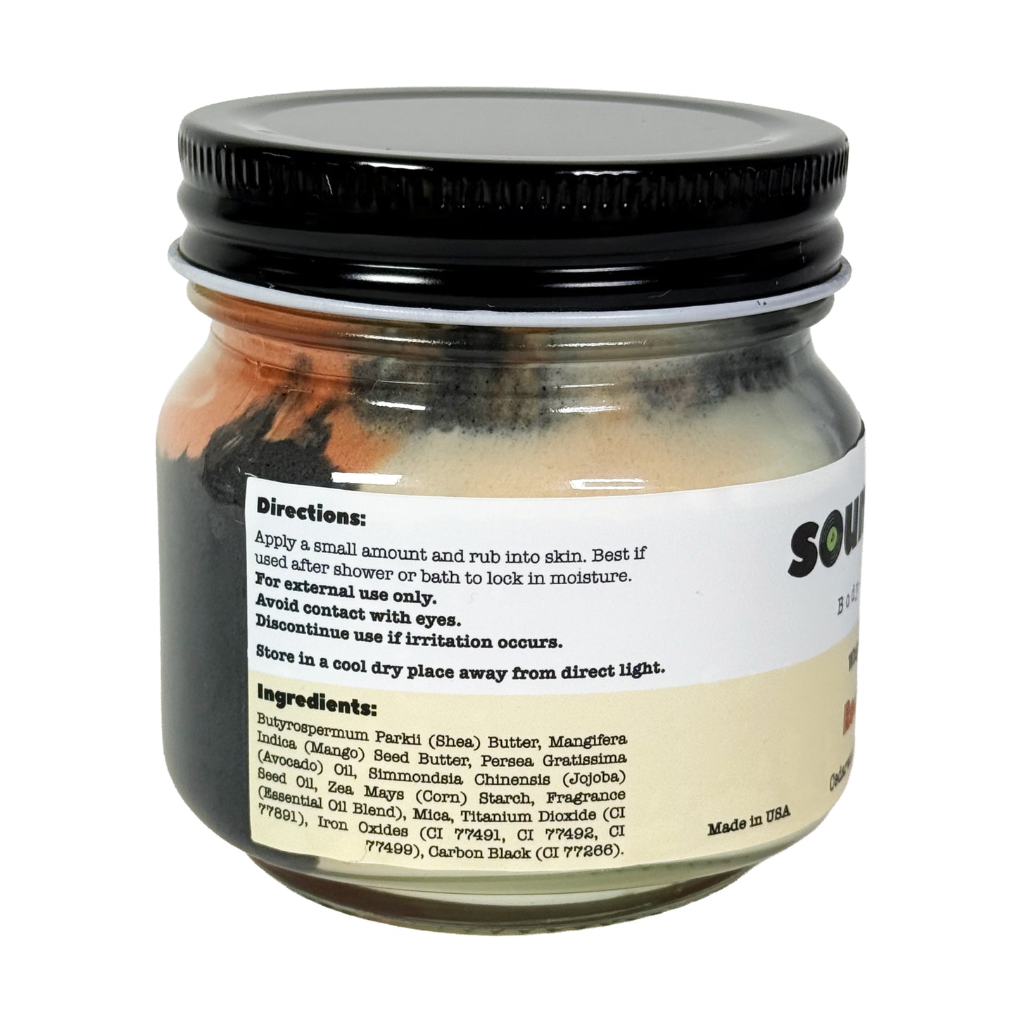 Rock N' Glow 8 oz Whipped Body Butter | Shea Butter Dry Skin Moisturizer | Cedarwood, Peppermint & Lemon