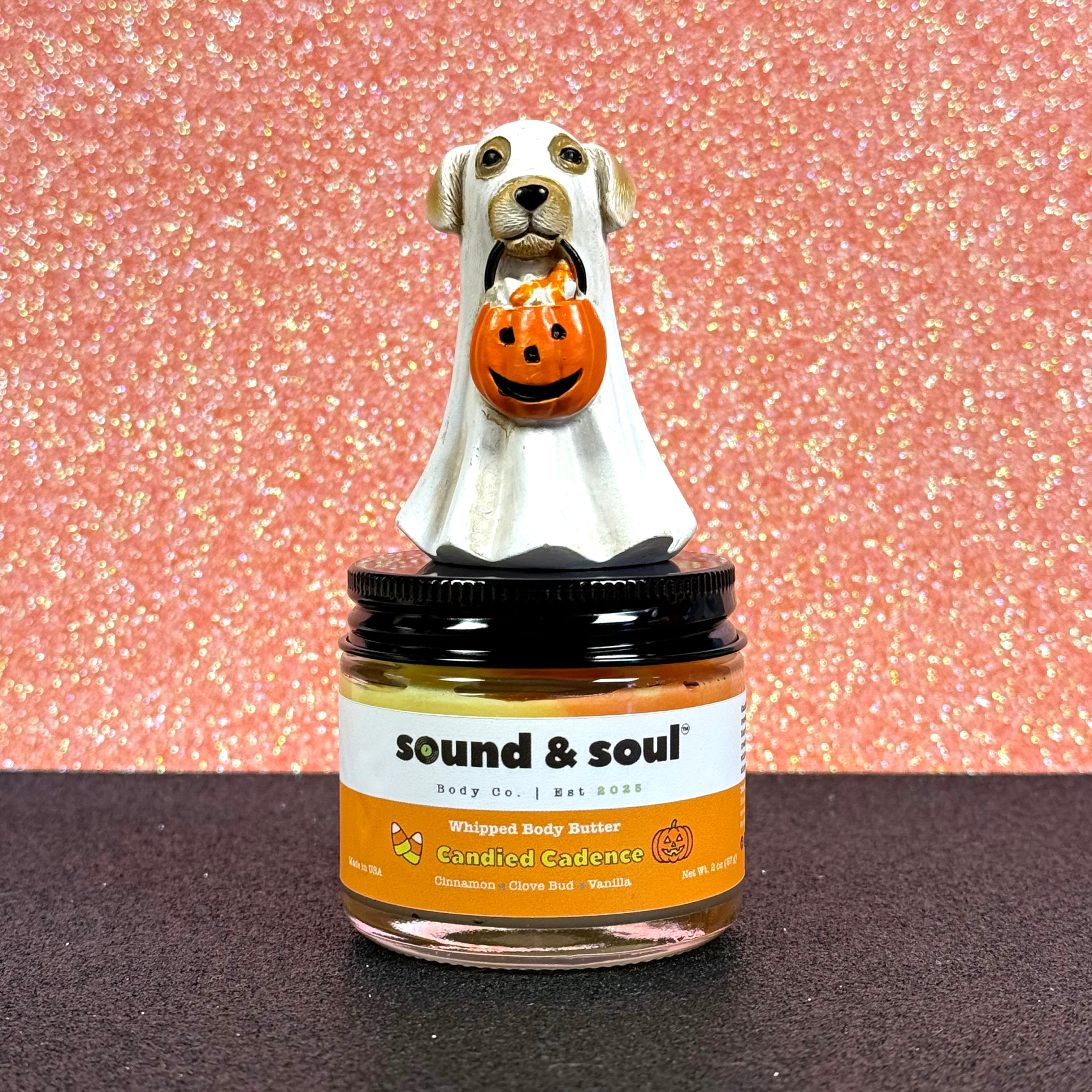 🎃 Halloween Whipped Body Butter for Dry Skin | Candied Cadence | Cinnamon, Clove & Vanilla