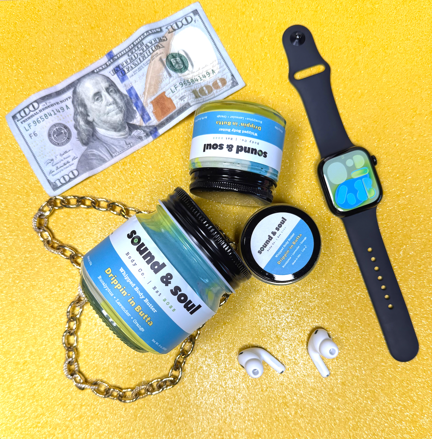 Drippin' in Butta 2 oz Whipped Body Butter | Dry Skin Moisturizer | Eucalyptus, Lavender & Orange