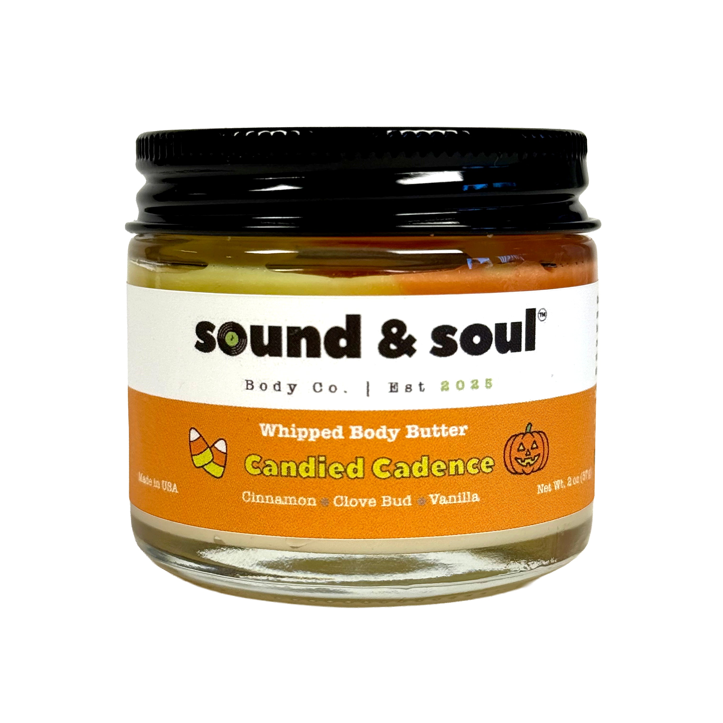 🎃 Halloween Whipped Body Butter for Dry Skin | Candied Cadence | Cinnamon, Clove & Vanilla