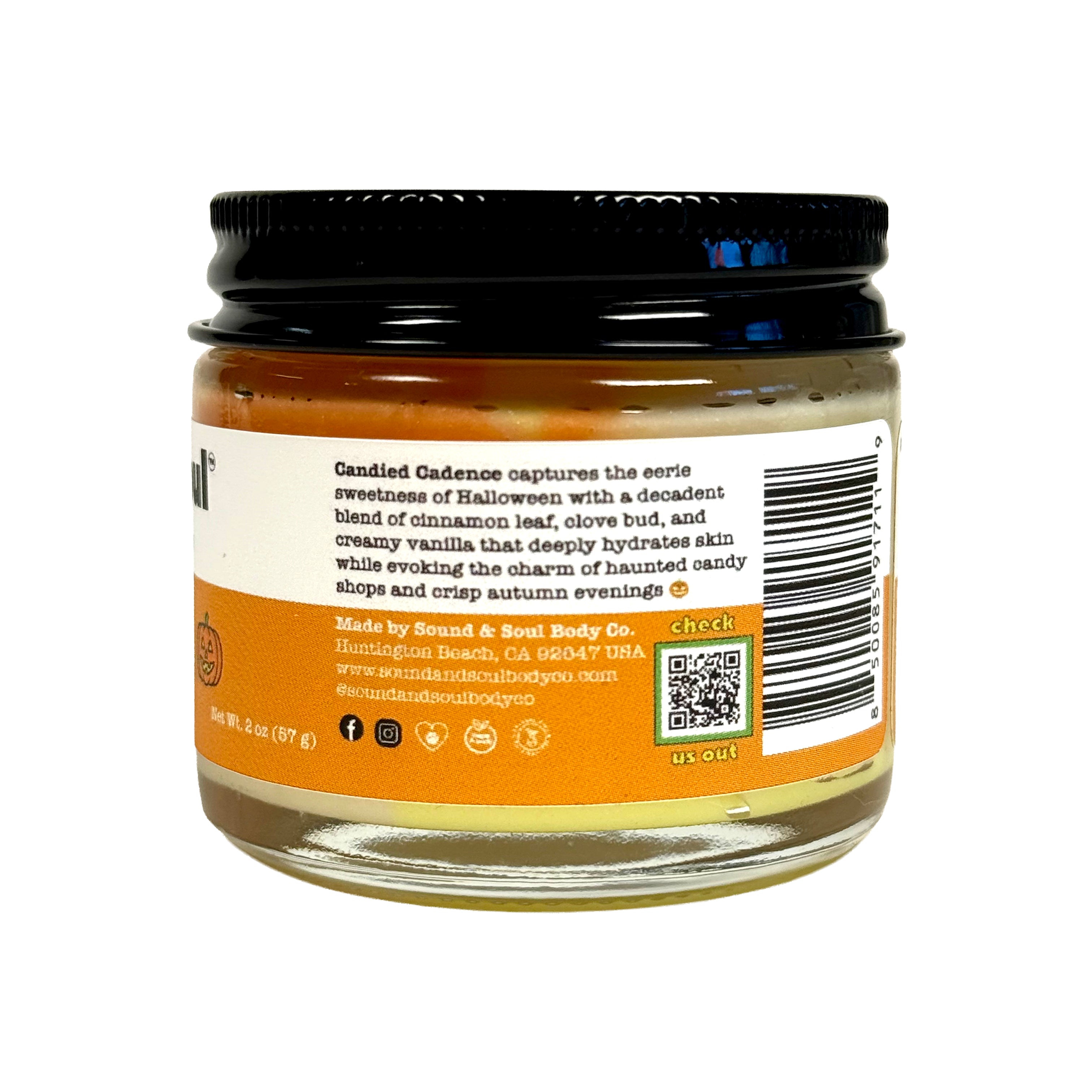 🎃 Halloween Whipped Body Butter for Dry Skin | Candied Cadence | Cinnamon, Clove & Vanilla
