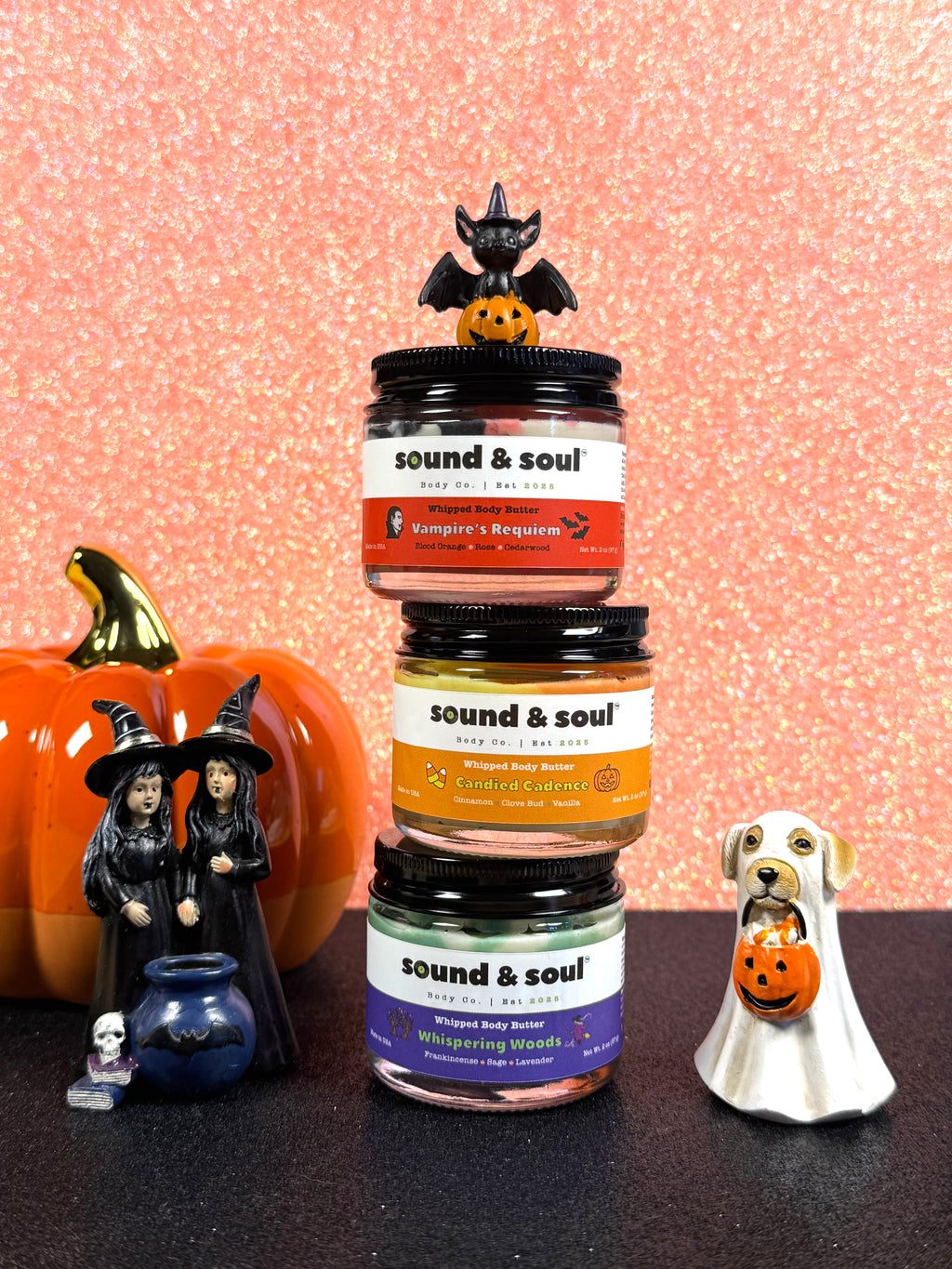 🧛 Halloween 2oz Whipped Body Butter for Dry Skin | Vampire's Requiem | Blood Orange, Rose and Cedarwood