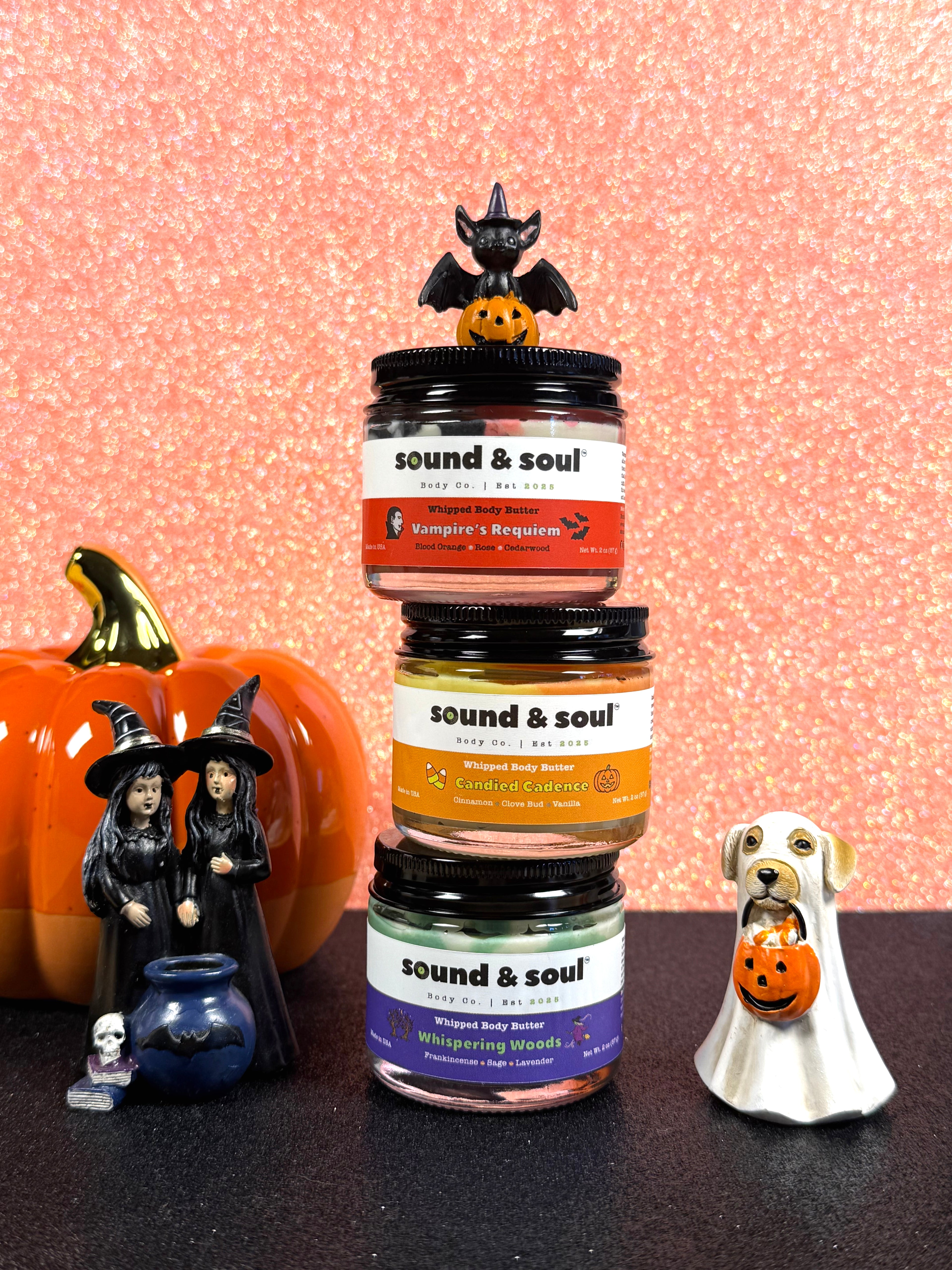 🧛 Halloween 2oz Whipped Body Butter for Dry Skin | Vampire's Requiem | Blood Orange, Rose and Cedarwood