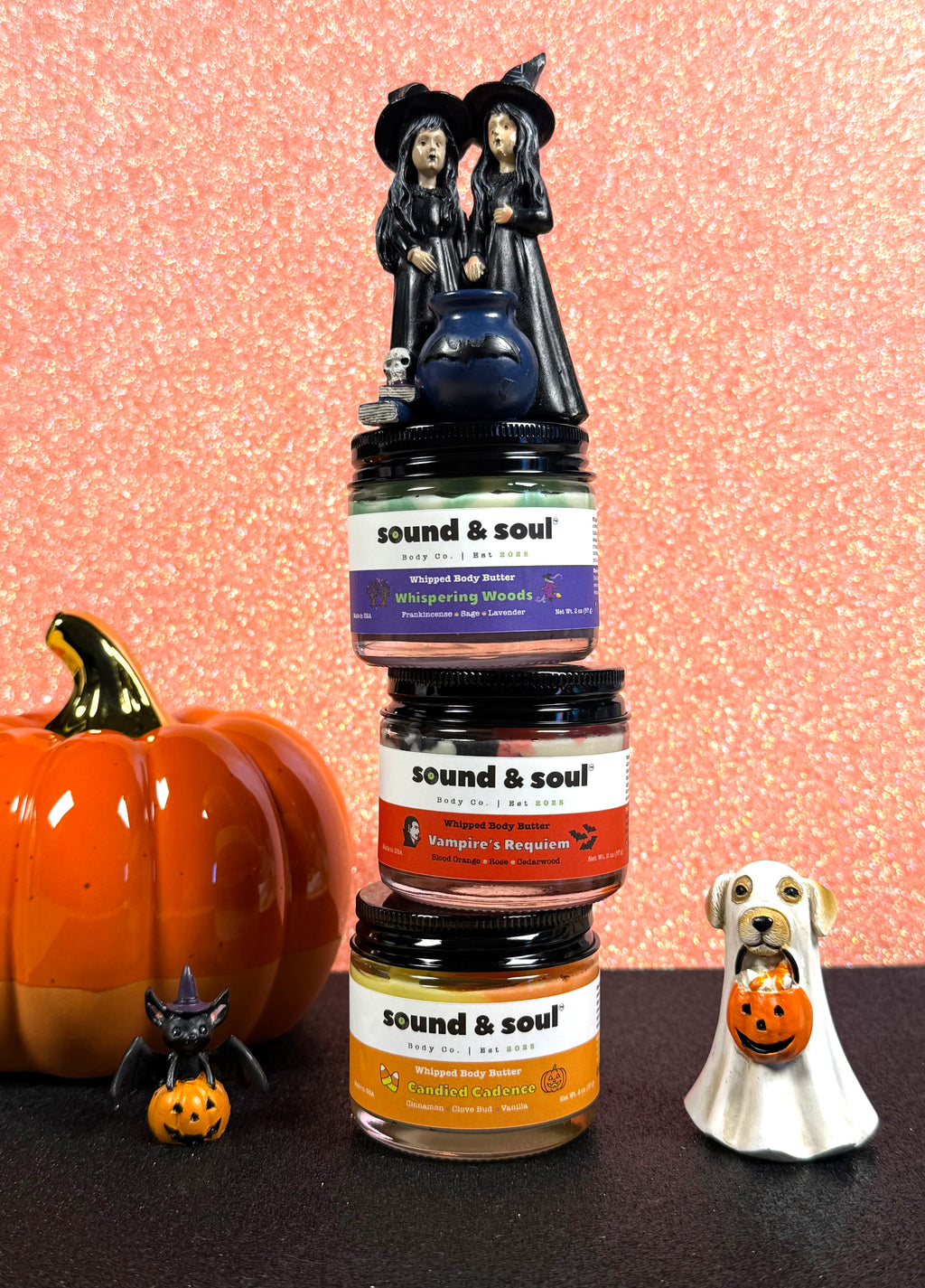 🧙Halloween 2oz Whipped Body Butter for Dry Skin | Whispering Woods | Frankincense, Sage and Lavender