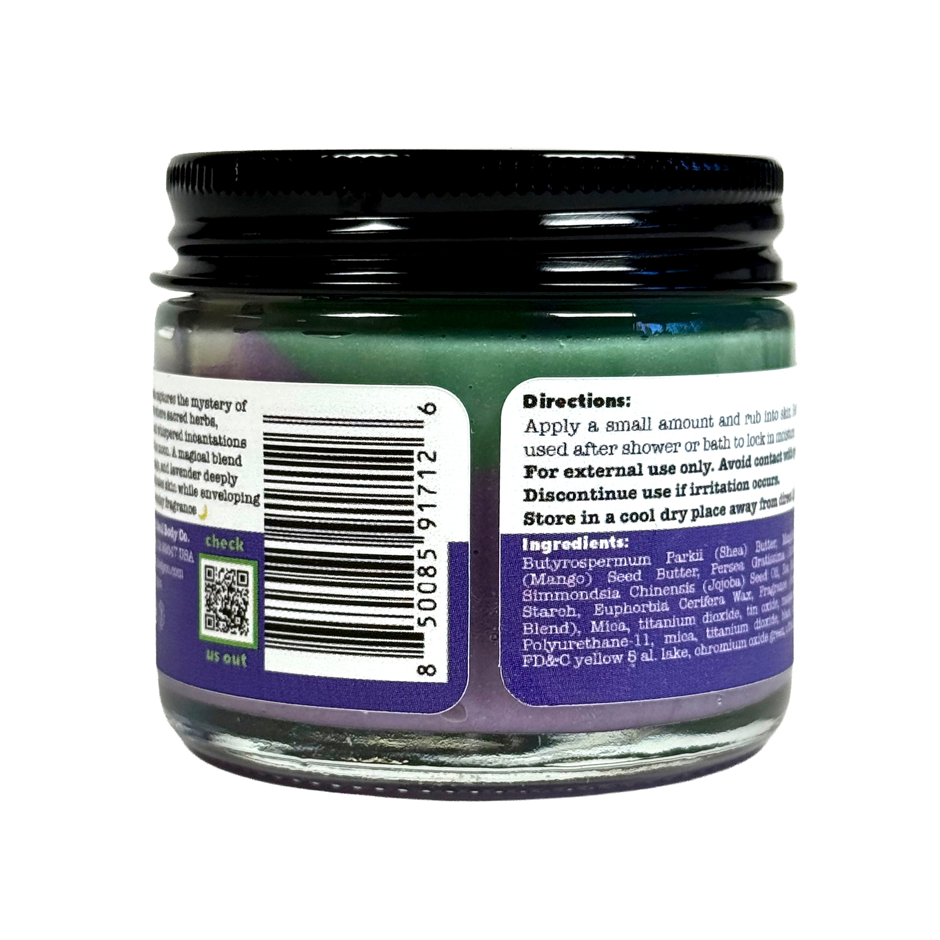 🧙Halloween 2oz Whipped Body Butter for Dry Skin | Whispering Woods | Frankincense, Sage and Lavender