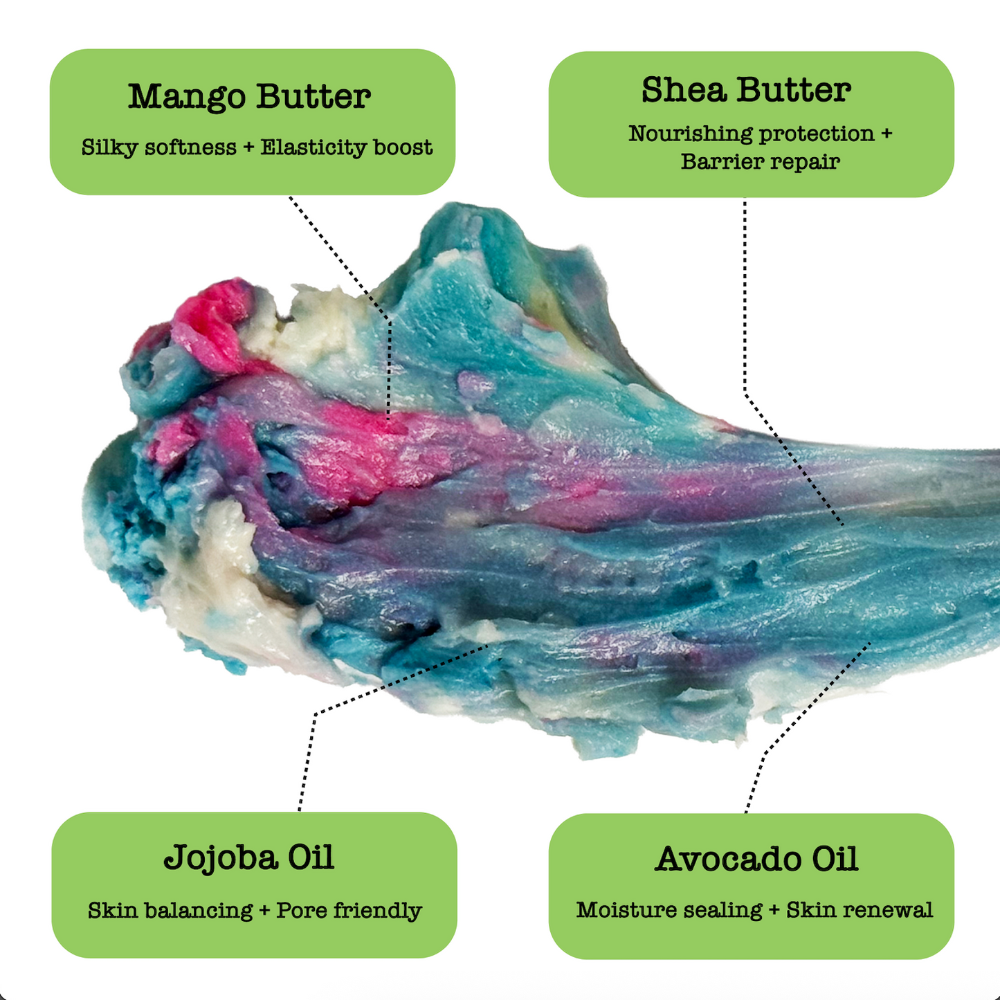 Studio Session Set – Whipped Body Butter Trio (3 x 2oz) | Deep Moisture Shea Butter Collection | Pop Queen Radiance, Rock N' Glow & Drippin' in Butta