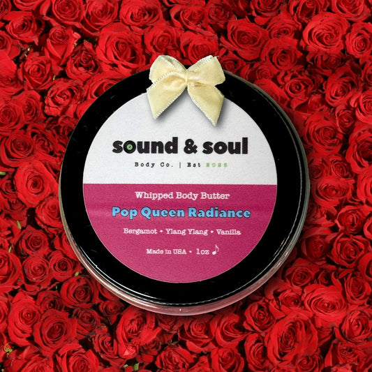 Pop Queen Radiance - 1 oz Whipped Body Butter | Bergamot, Ylang Ylang, and Vanilla